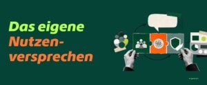 Grafik mit Händen, die digitale Finanzberatung auf einem Tablet zeigen.