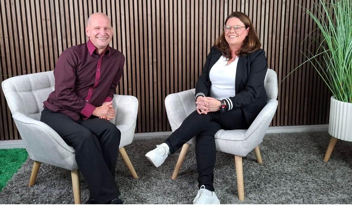 Andreas Harms interviewte Natscha Brandenburg im Studio.