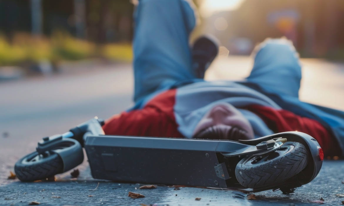 Unfall mit dem E-Scooter: Wann und wie gut zahlt die Unfallversicherung?